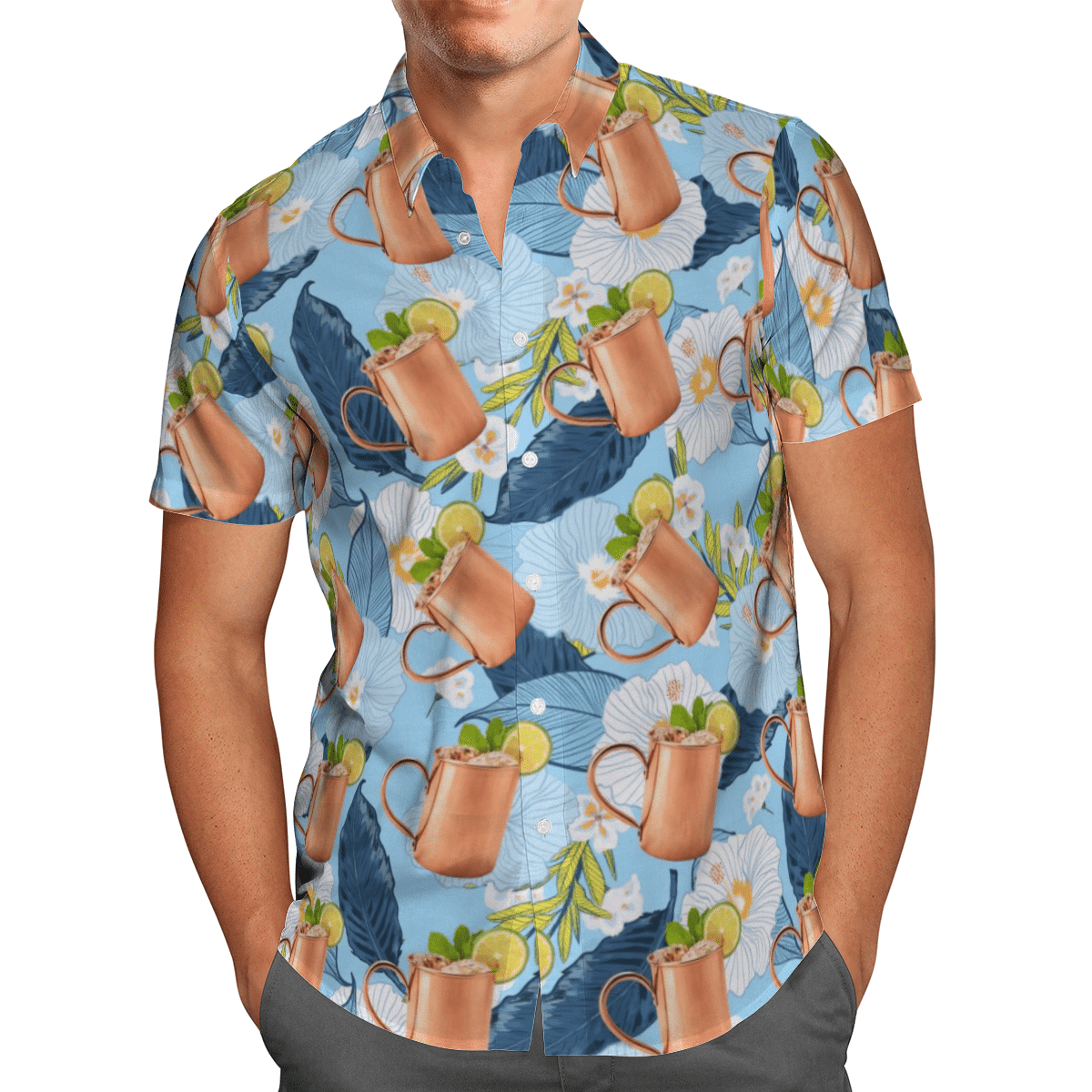 Moscow mule cocktail Hawaiian Shirts, Beach Short