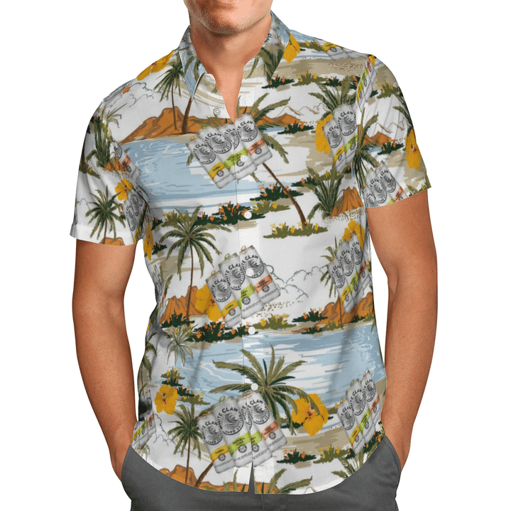 White claw Hawaiian Shirts, Beach Short
