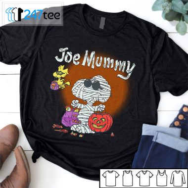 Peanuts Snoopy Woodstock 1990s Vintage Joe Mummy Halloween Shirt