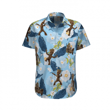 Baby Groot Hawaiian Shirt, Beach Short
