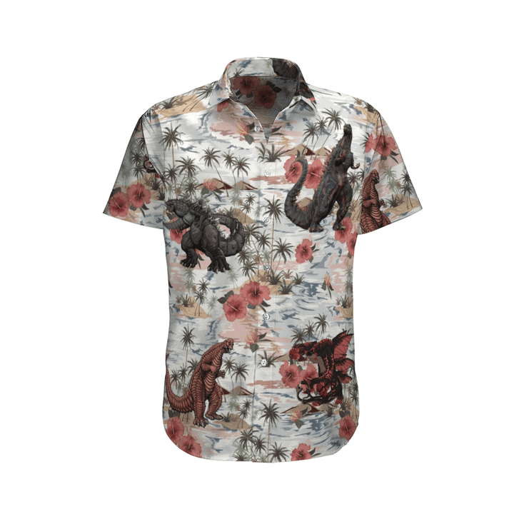 kaiju hawaiian shirt