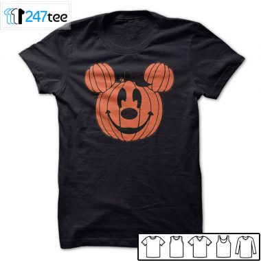Mickey minie pumpkin face halloween Shirt