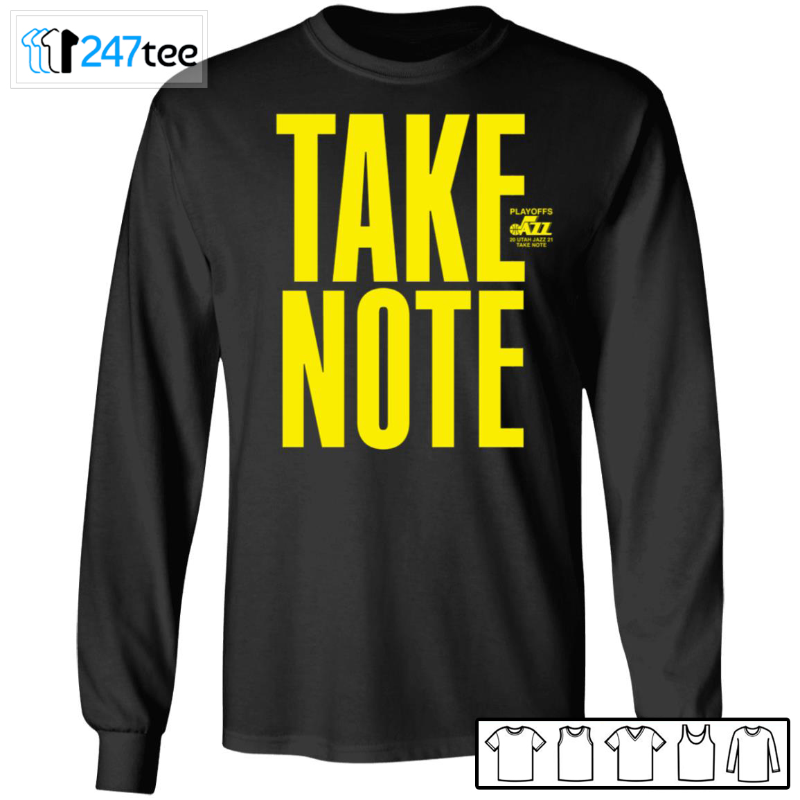 take note jazz shirt