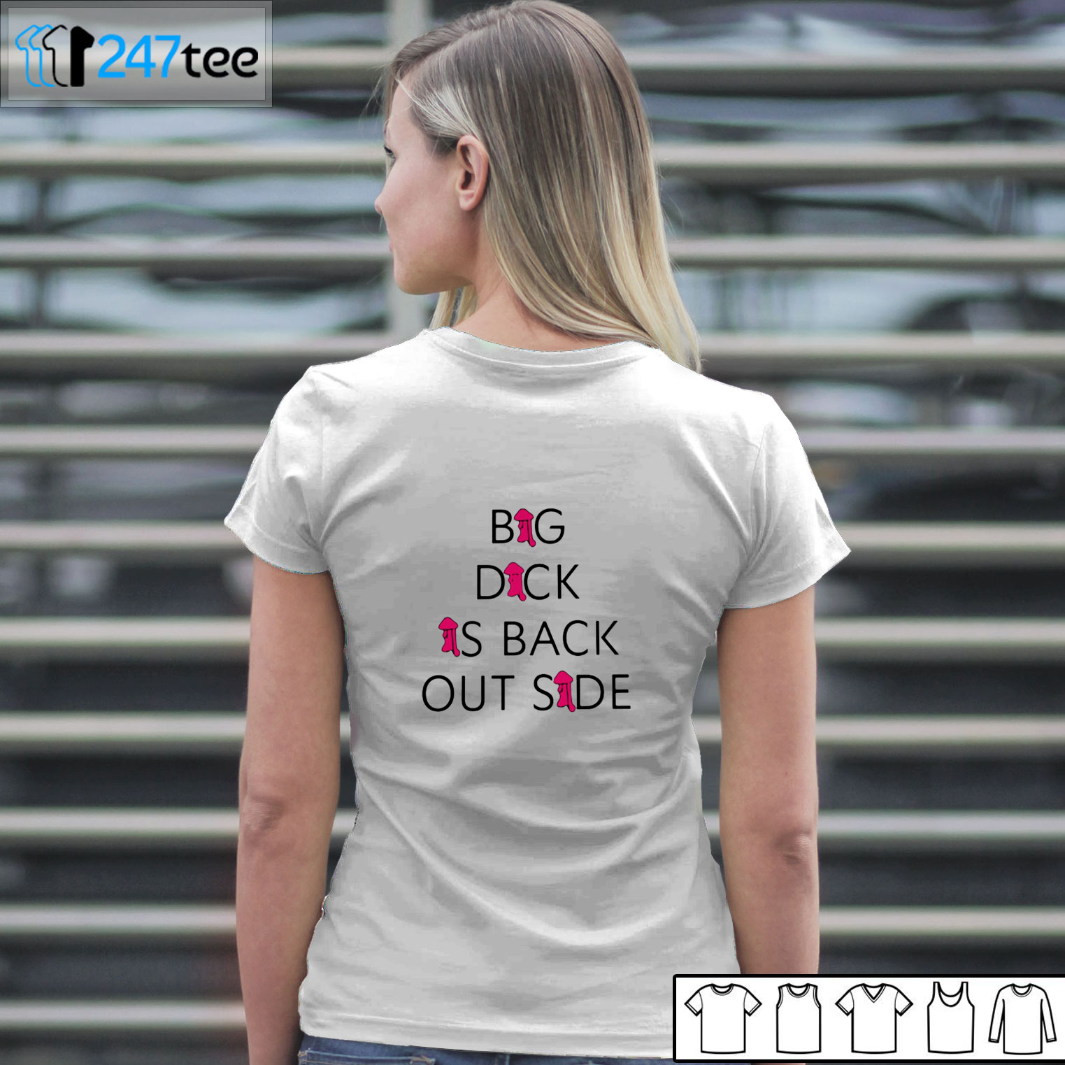 Big dick is back out side funny pinky dick Shirt, Hoodie