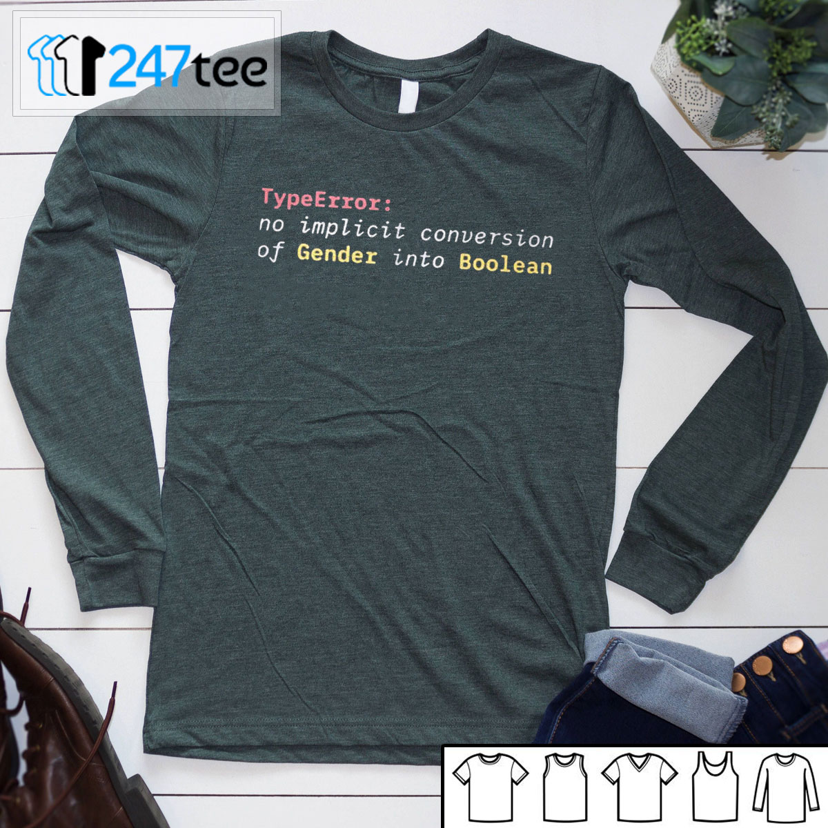 boolean t shirt