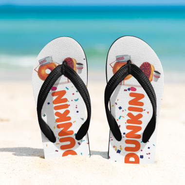 Dunkin' Donuts Flip Flops, beach sandals