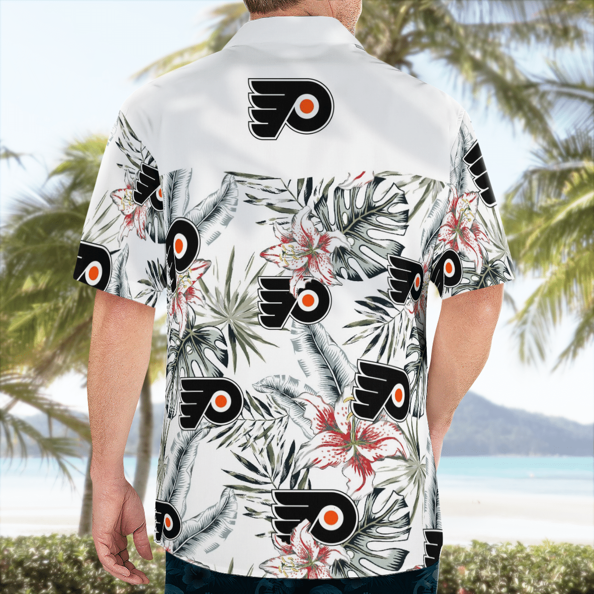 philadelphia flyers hawaiian shirt