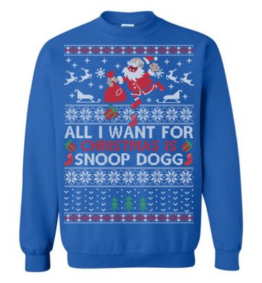 All I Want For Christmas Is Snoop Dogg Ugly Christmas Sweater 5