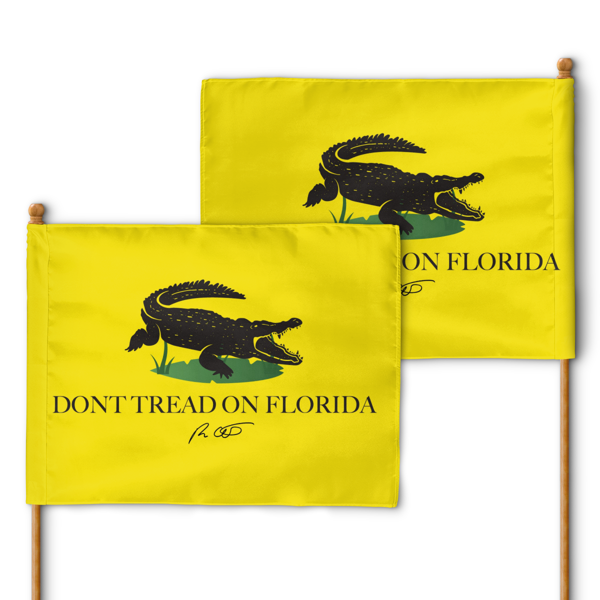 Dont tread on Florida Alligator Flag