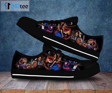 Child's Play Horror Movie Chucky Shoes Low Tops