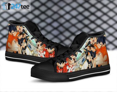 Haikyuu Volleyball Painted Shoes High Tops