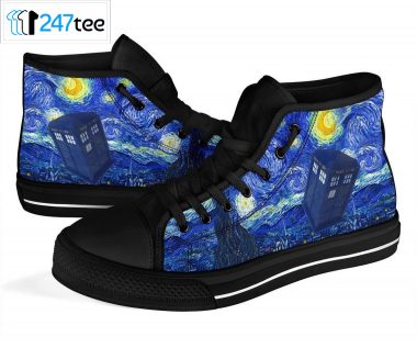 Van Gogh and The Doctor Shoe Hi Top Sneakers 1