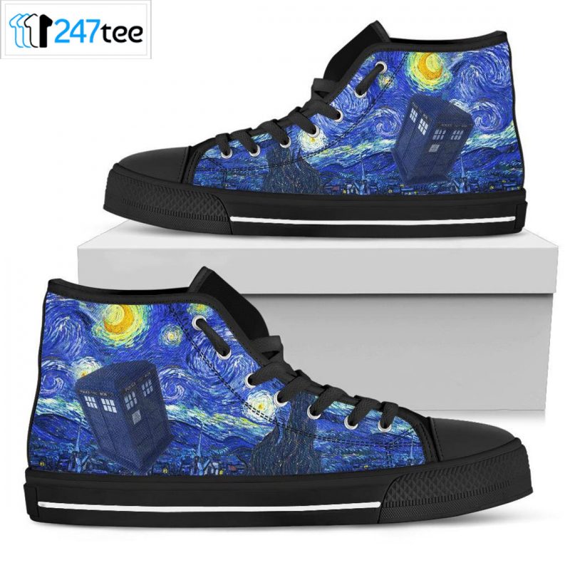 Van Gogh and The Doctor Shoe Hi Top Sneakers 2