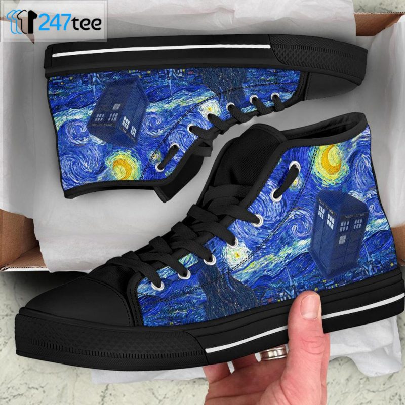 Van Gogh and The Doctor Shoe Hi Top Sneakers