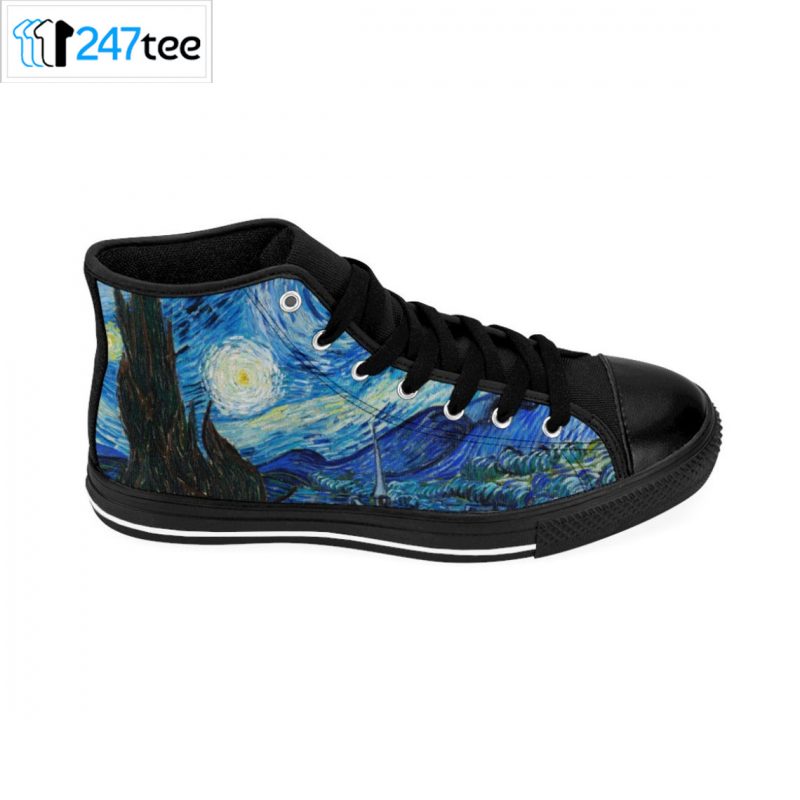 Vincent Van Gogh Starry Night Shoes High top Sneakers