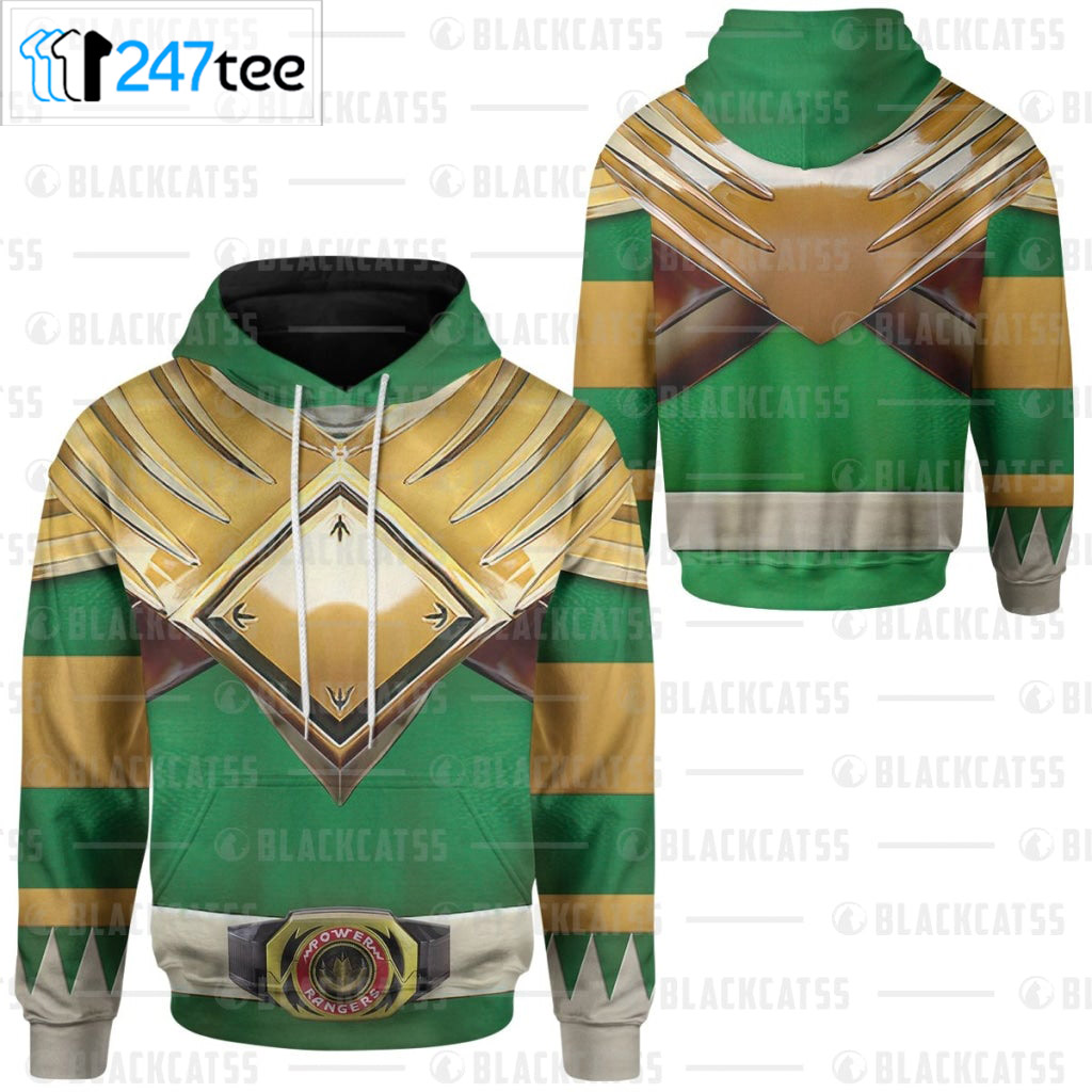 Mighty Morphin Power Rangers Green Ranger Hoodie Sweatshirt