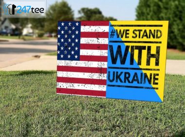 2022 We Stand With Ukraine Yard Sign