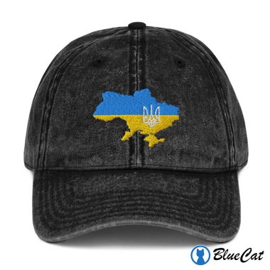 Embroidered Stand With Ukraine Twill Hat