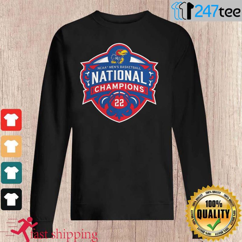 22 NCAA Mens Basketball National Champions Kansas Jayhawks Shirt