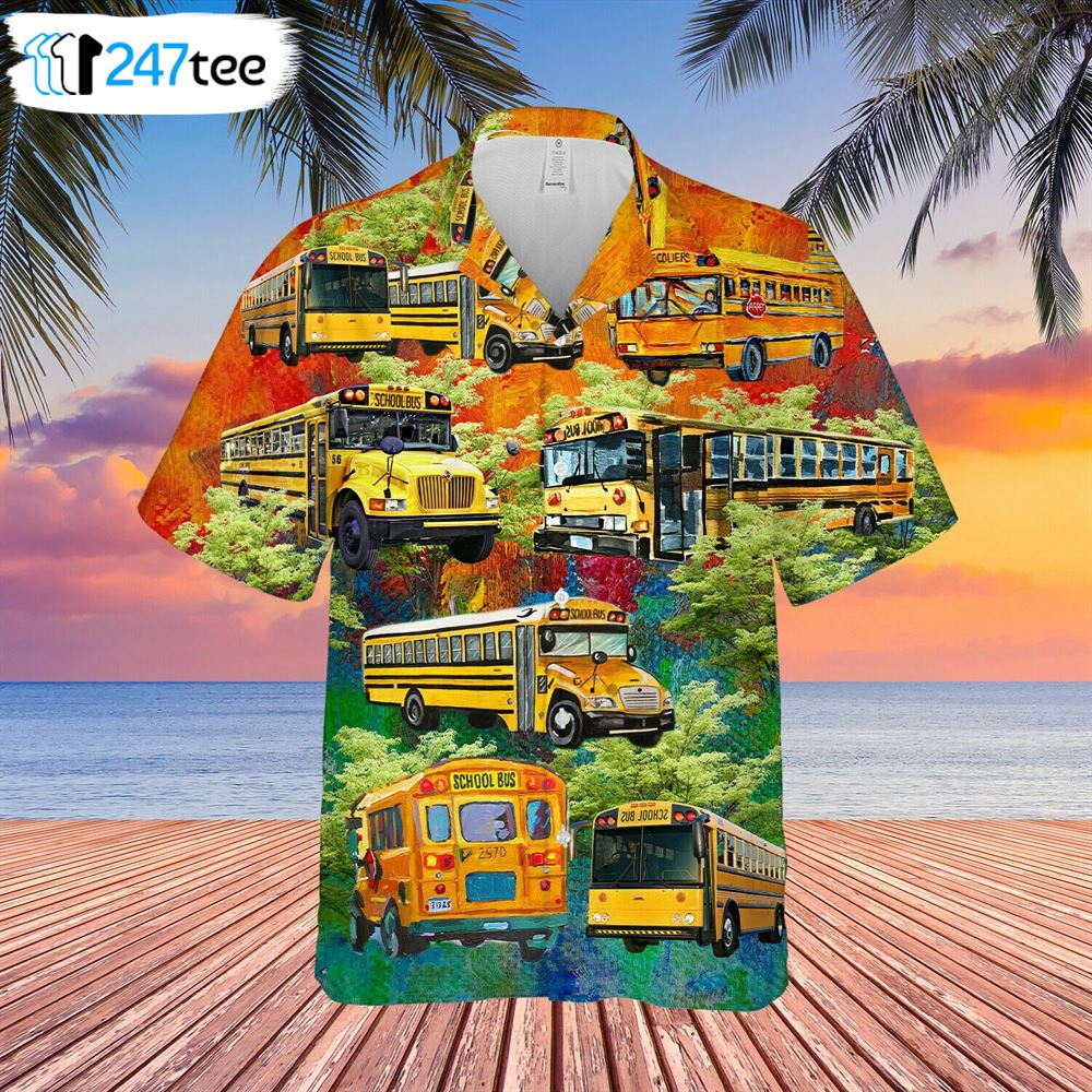 10-4 School Bus Driver Unisex Hawaiian Shirt Summer Shirt 1