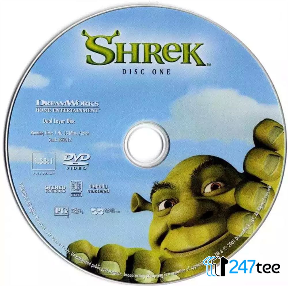 Shrek Disc One CD Rug Carpet - 247teeshirt