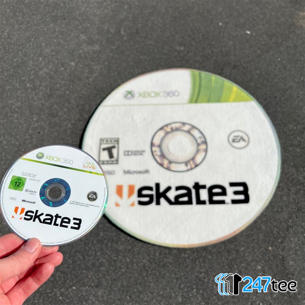 Skate 3 Custom Xbox Disc Rug Round Mat