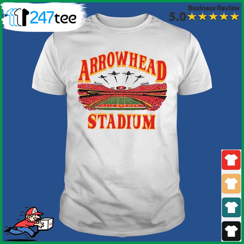 Official Arrowhead Stadium Flyover Vintage Ash T-Shirt, hoodie