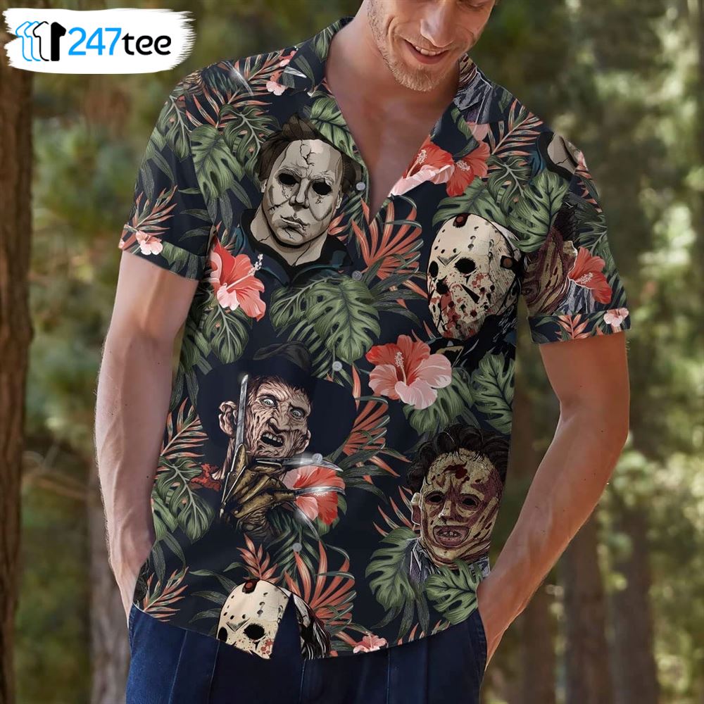 Horror Halloween Hawaiian 3d Hawaii Shirt