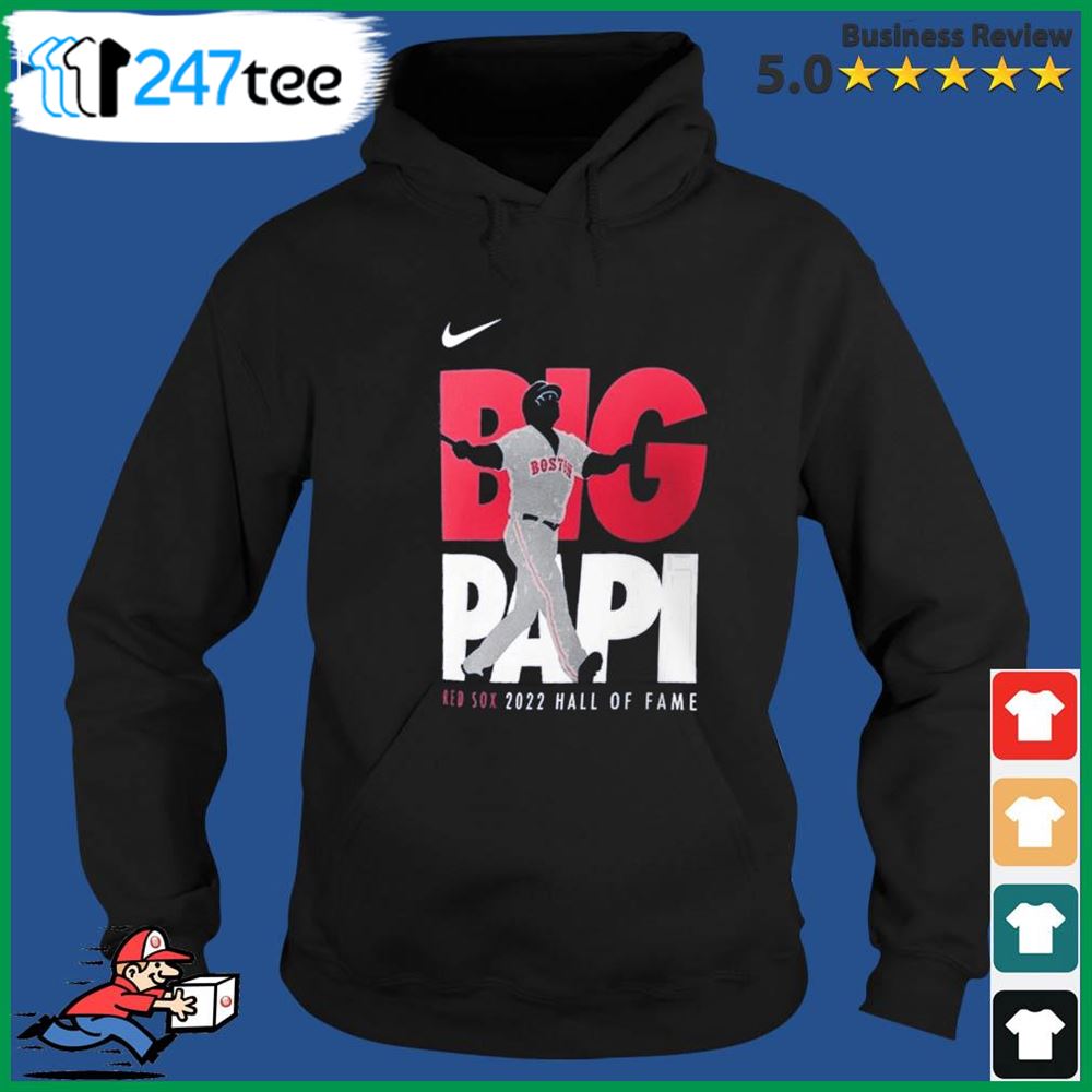 RED David Ortiz Boston Red Sox Big Papi jersey Hooded SWEATSHIRT