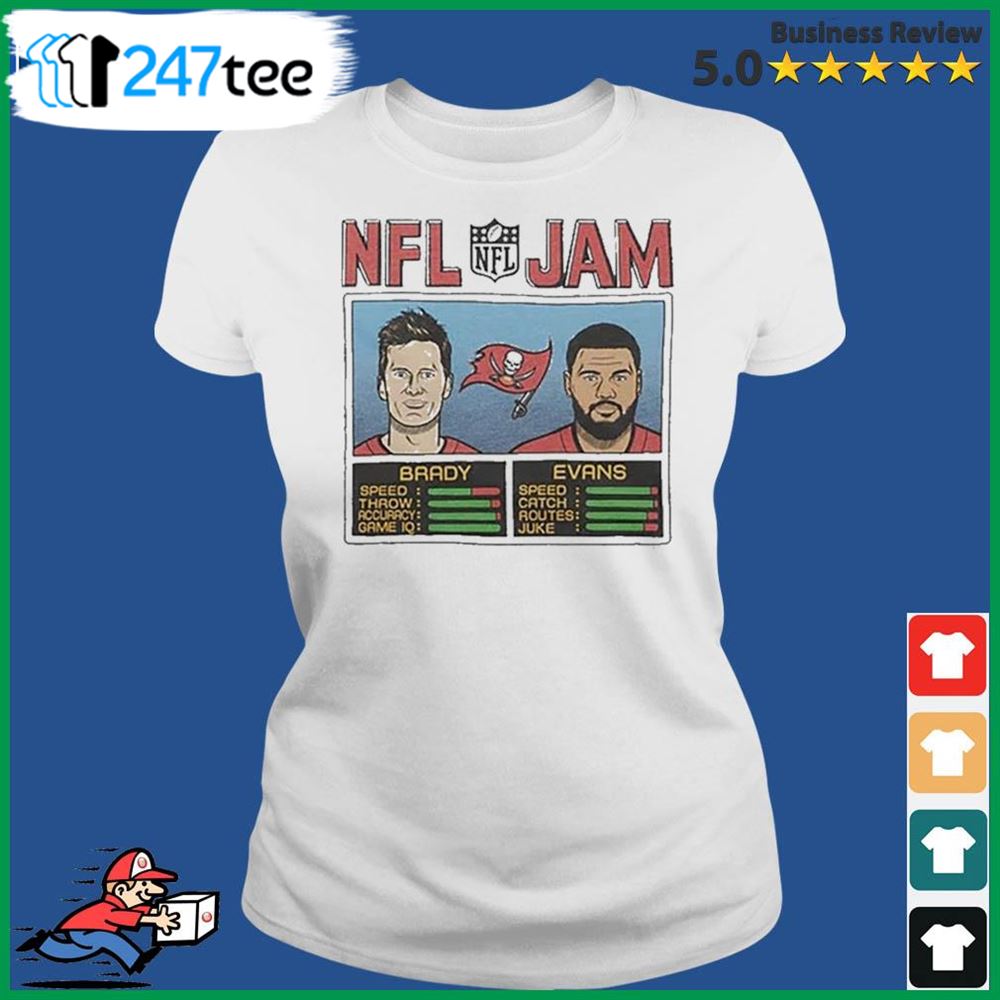 FREE shipping The Nfl Jam Buccaneers Brady And Evans Shirt, Unisex