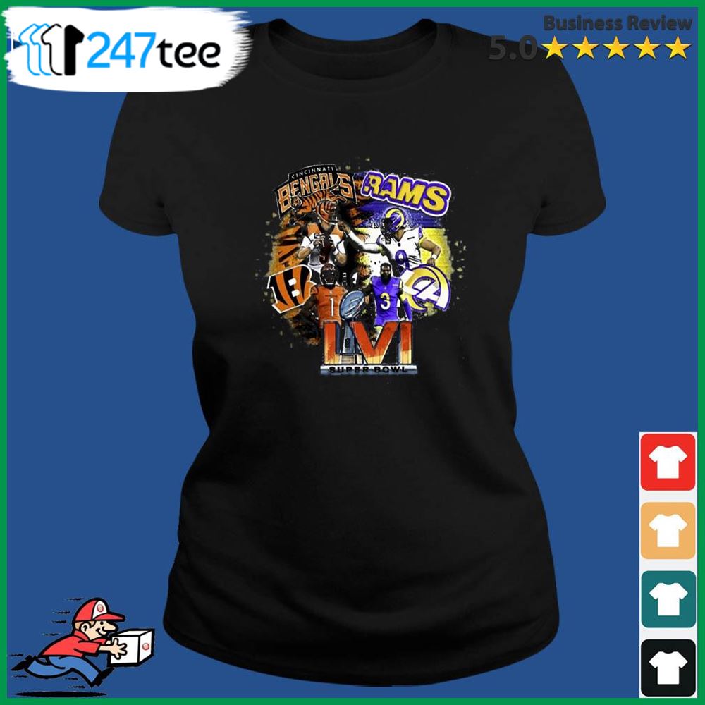 Super Bowl 2022 Rams Vs Bengals New Design T-Shirt