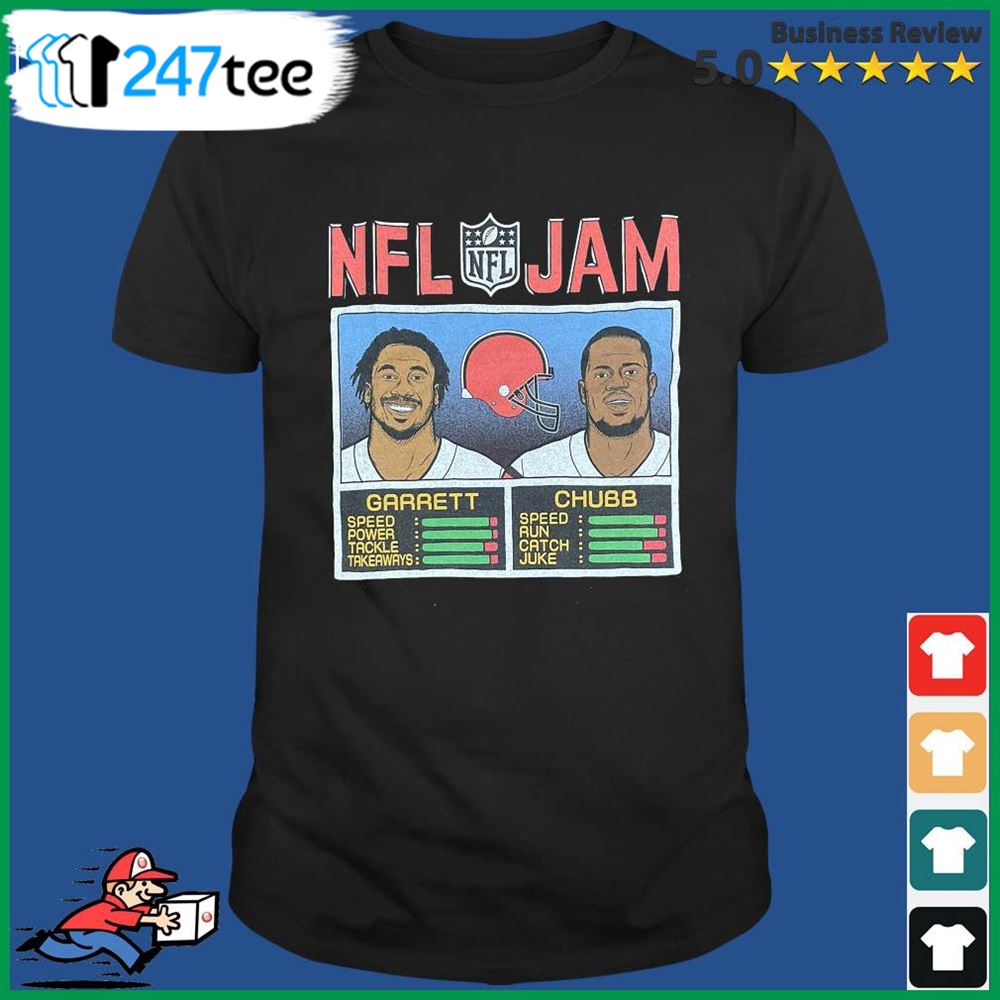 NFL Jam Myles Garrett And Nick Chubb Cleveland Browns shirt