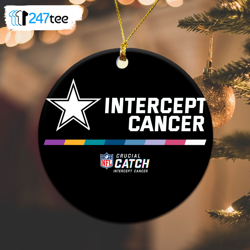 Dallas Cowboys Intercept Cancer 2022 NFL Crucial Catch Shirt