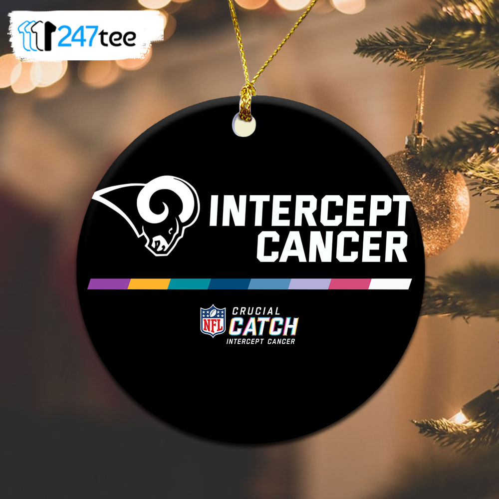 Los Angeles Rams NFL Crucial Catch Intercept Cancer Your Fight is