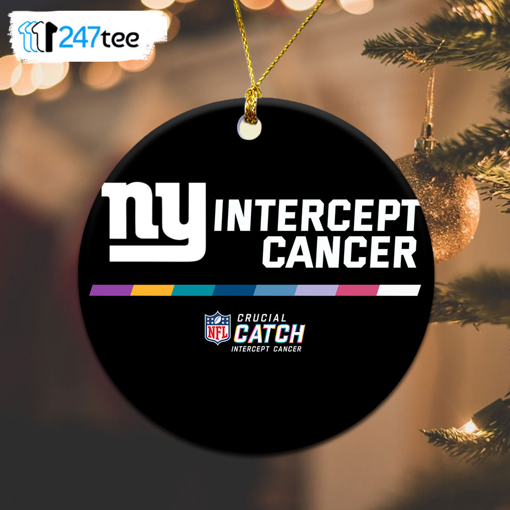 Official NFL New York Giants Crucial Catch Intercept Cancer 2022