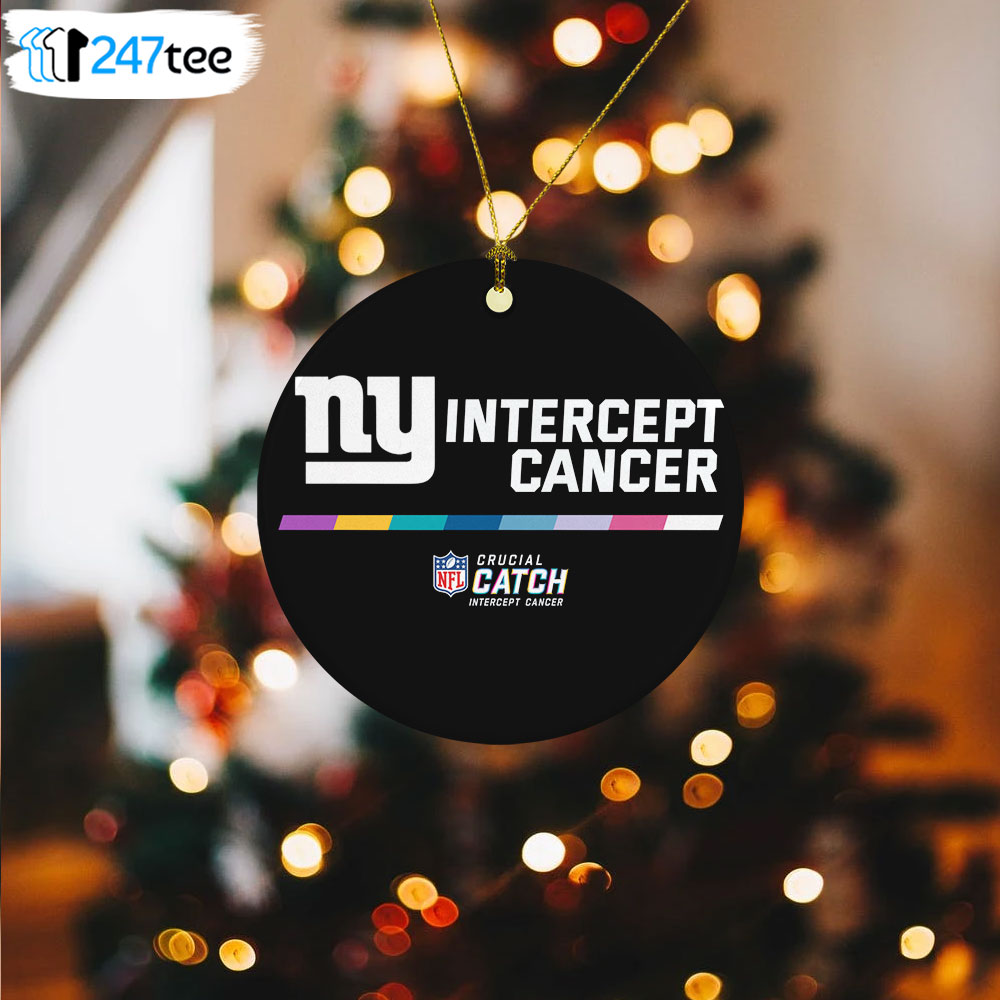 Official NFL New York Giants Crucial Catch Intercept Cancer 2022