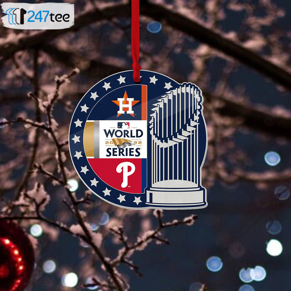 Houston Astros MLB 2022 World Series Champions Trophy Ornament