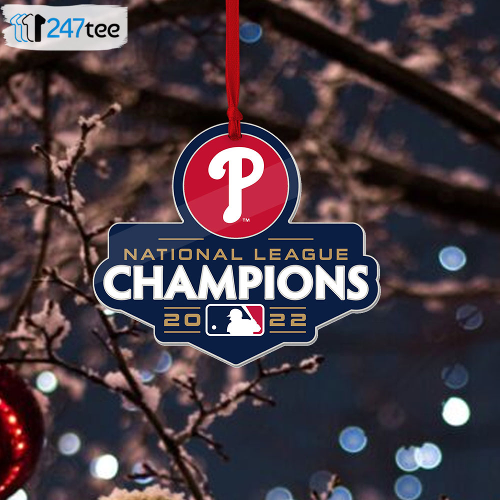 National League Champions Christmas Ornament 2022, MLB gift souvenir,  Philadelphia Baseball, Holiday Christmas Ornaments, Christmas Tree  Decorations