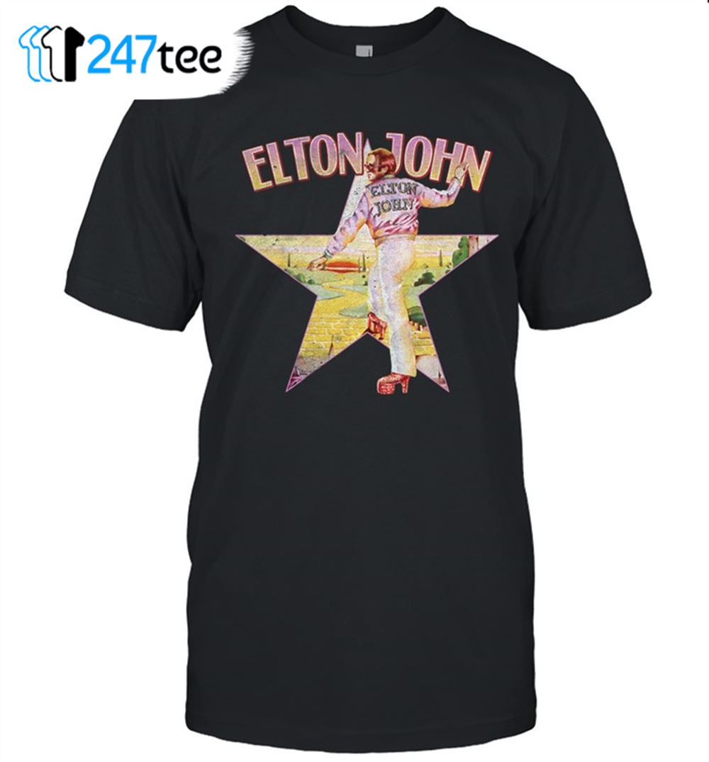 ELTON JOHN BASEBALL VINTAGE GRAPHIC TEE