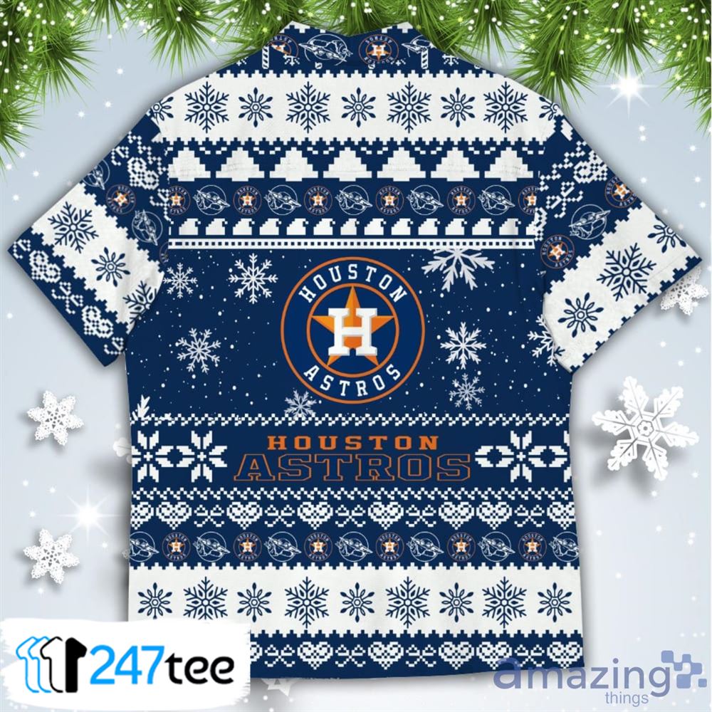 Houston Astros Baby Yoda Star Wars Christmas Hawaiian Shirt - Freedomdesign