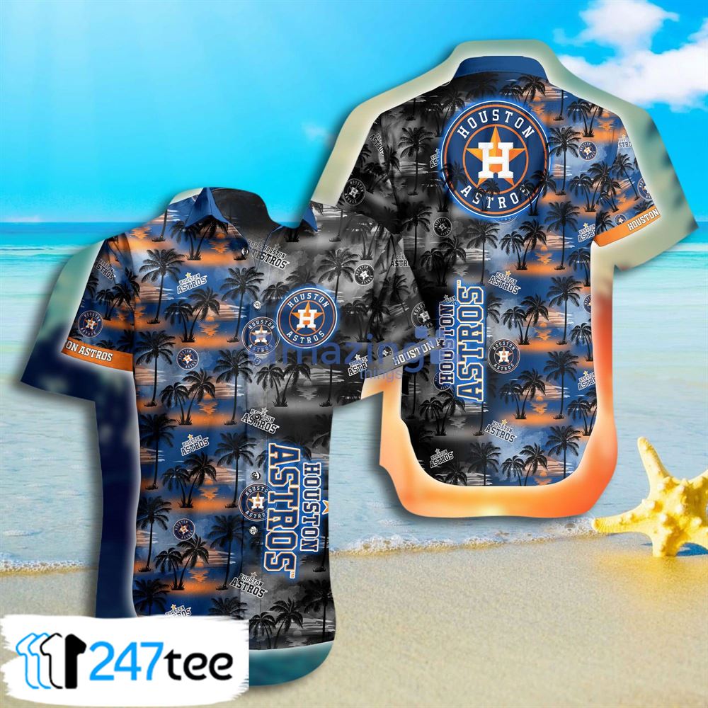 Coconut tree Houston Astros Hawaiian Shirt Button Tee Best Gift Size S-5XL