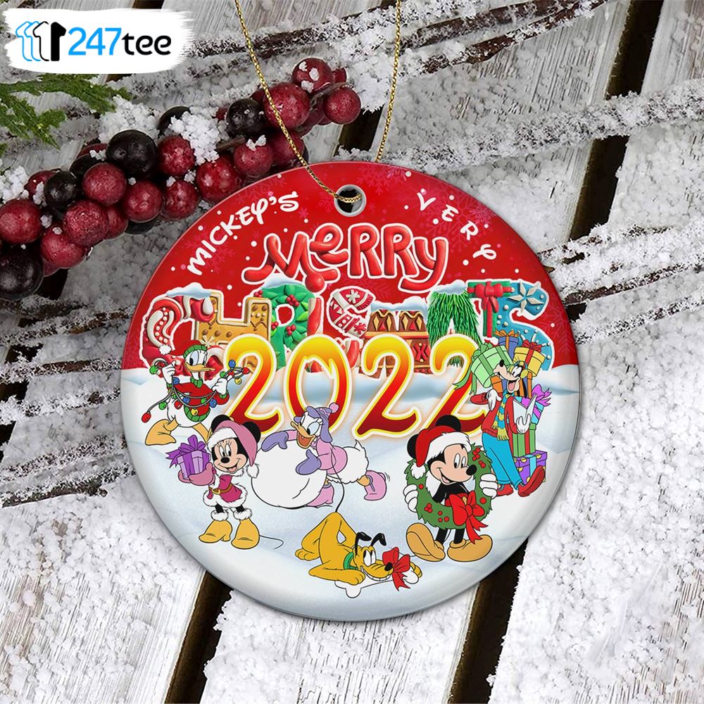 Mickeys Very Merry Christmas Party 2022 Ornament Disneyland