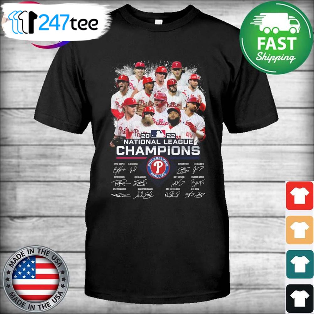 Phillies World Series Champions 2022 Signatures Shirt Philadelphia