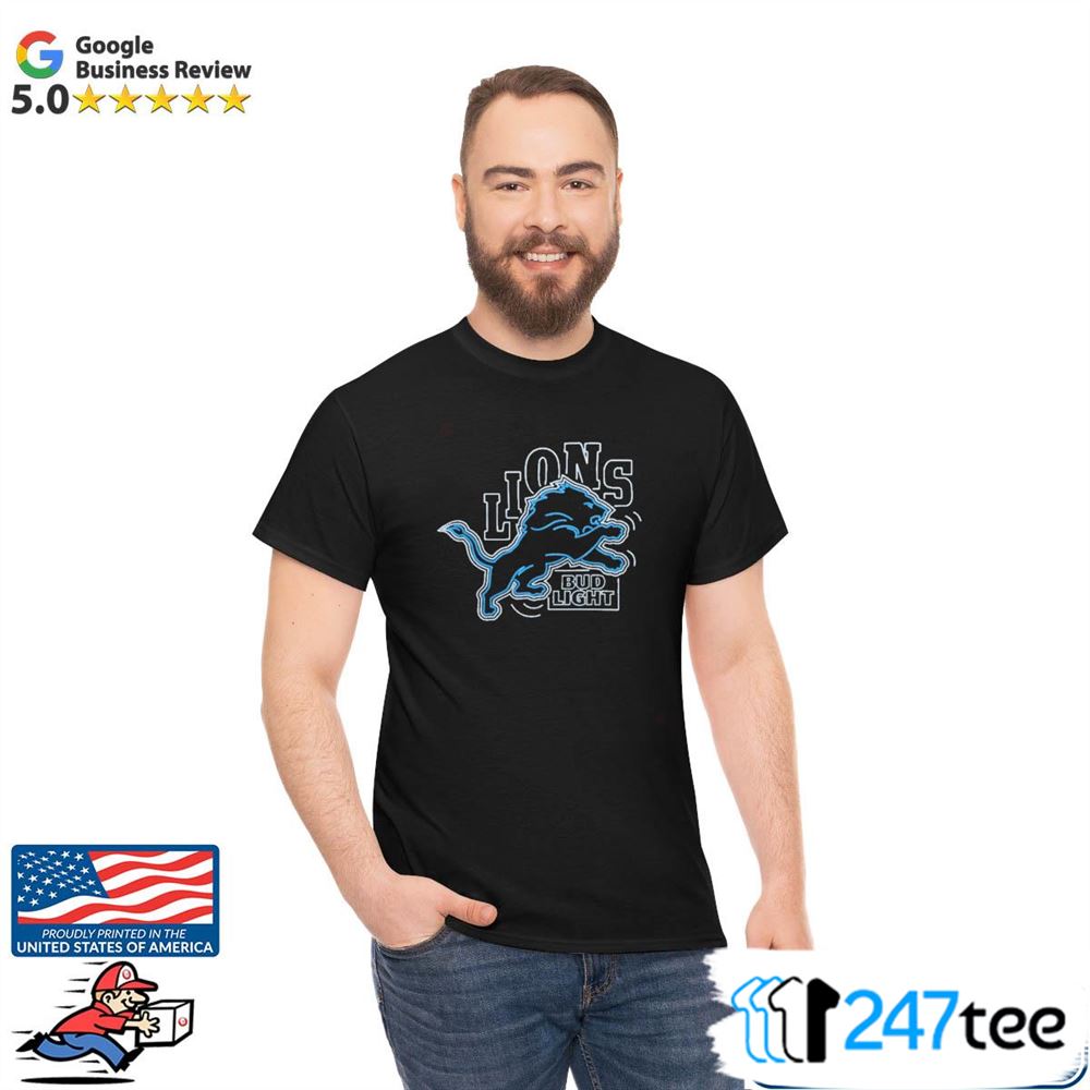 Bud Light Detroit Lions T-Shirt S