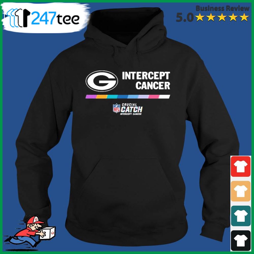 Green Bay Packers Crucial Catch Hoodies, Packers Cancer Catch Gear