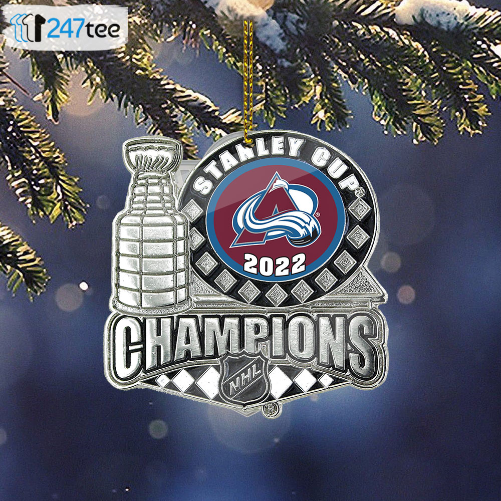 Colorado Avalanche 2022 Stanley Cup Champs Ornament