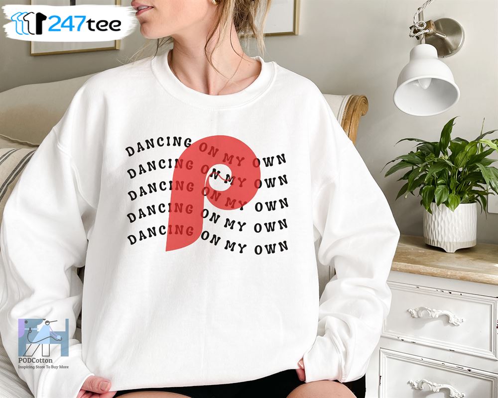 Philadelphia Phillies Dancing On My Own Crewneck Sweatshirt - Trends Bedding