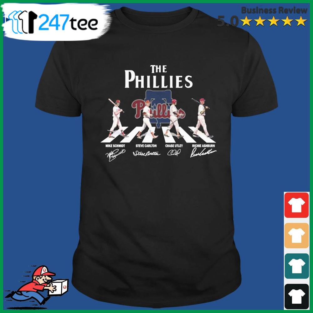Philadelphia Phillies Legends Abbey Road Signatures Shirt