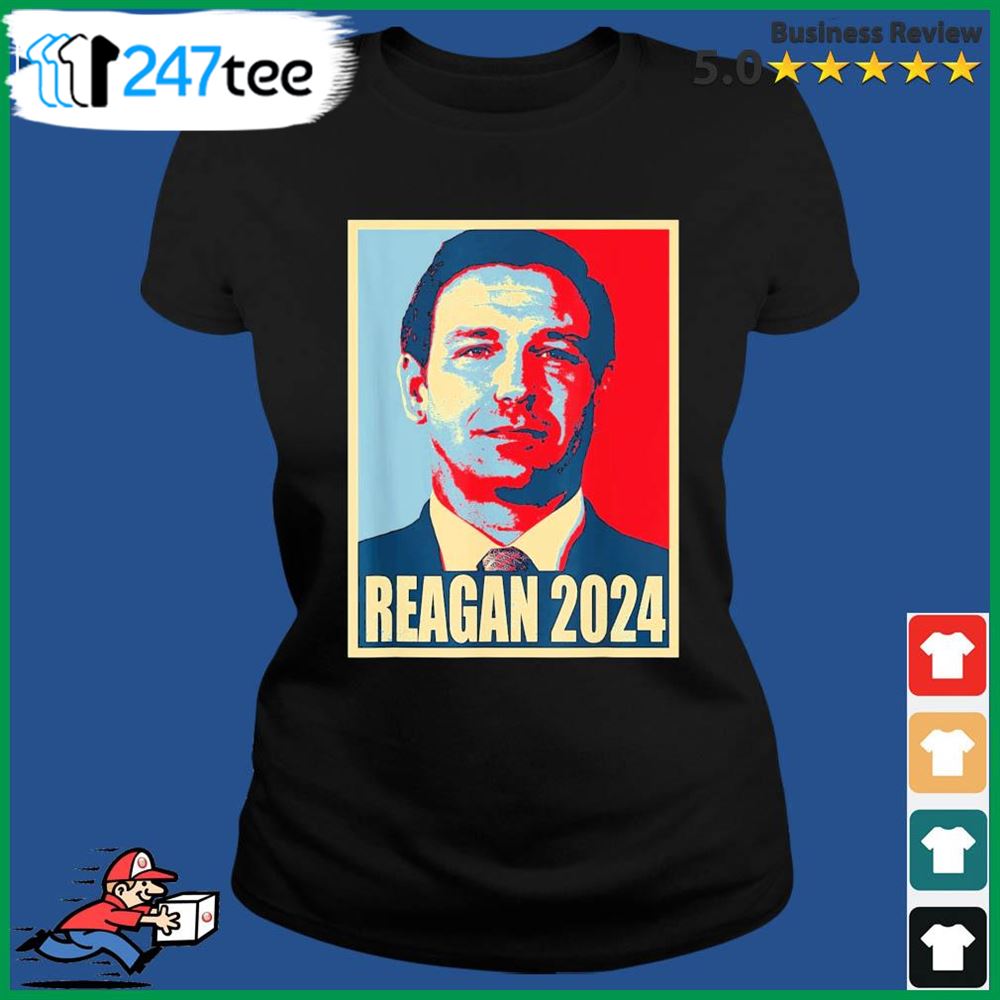 Reagan 2024 Ron Desantis 2024 President Tshirt