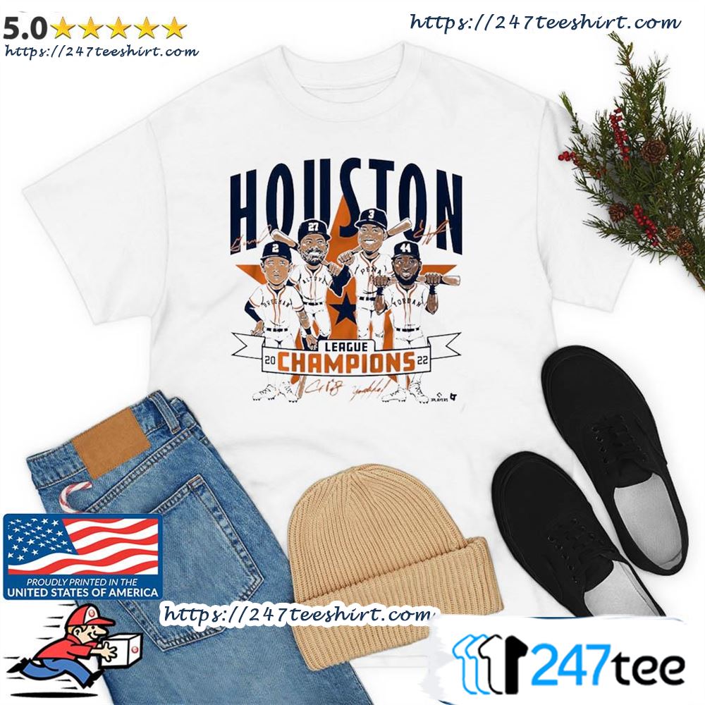 Houston Astros 2022 League Champions Caricature Shirt and Hoodie